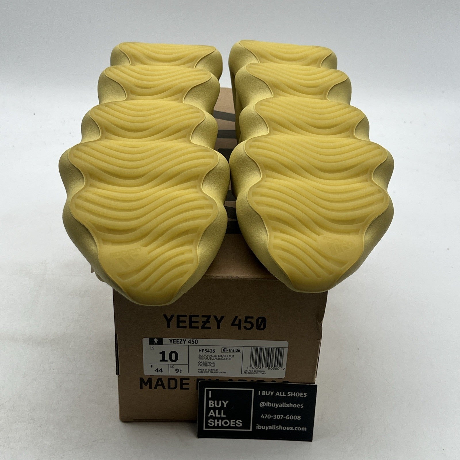 Size 10 - adidas Yeezy 450 Sulfur (HP5426)