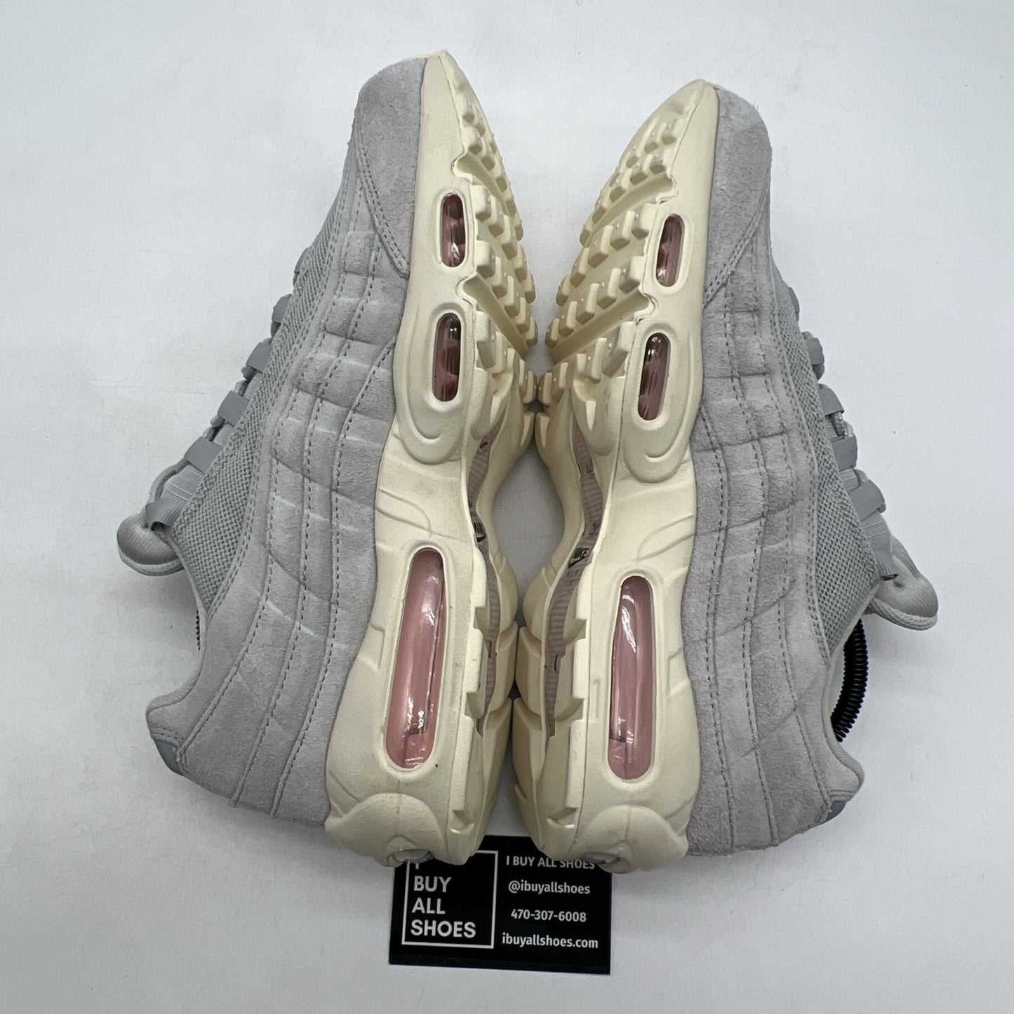 Size 9.5 - Nike Air Max 95 Grey Fog Pink Foam (DX2670-001)