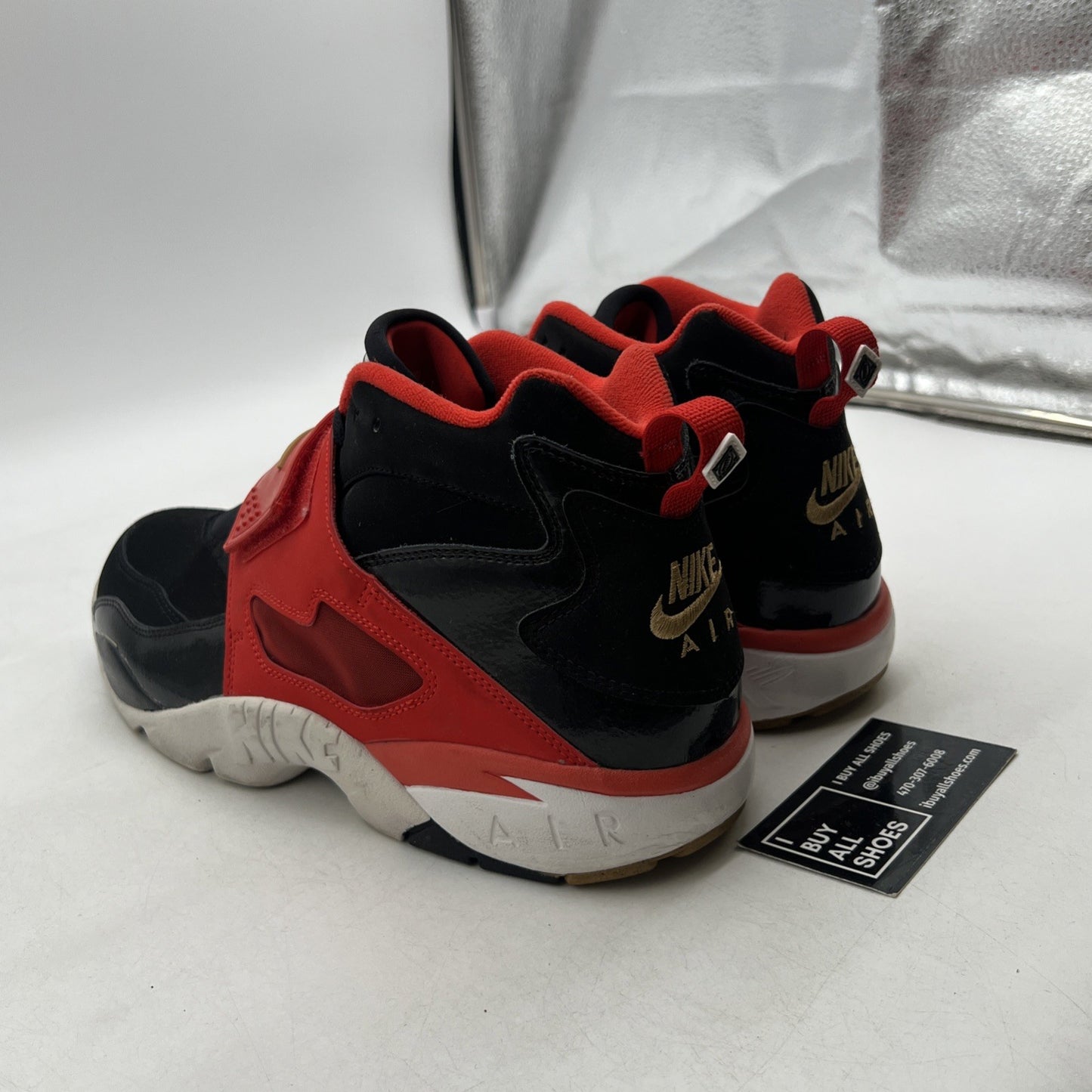 Size 11 - Nike Air Diamond Turf Black Gamma Orange (309434-009)