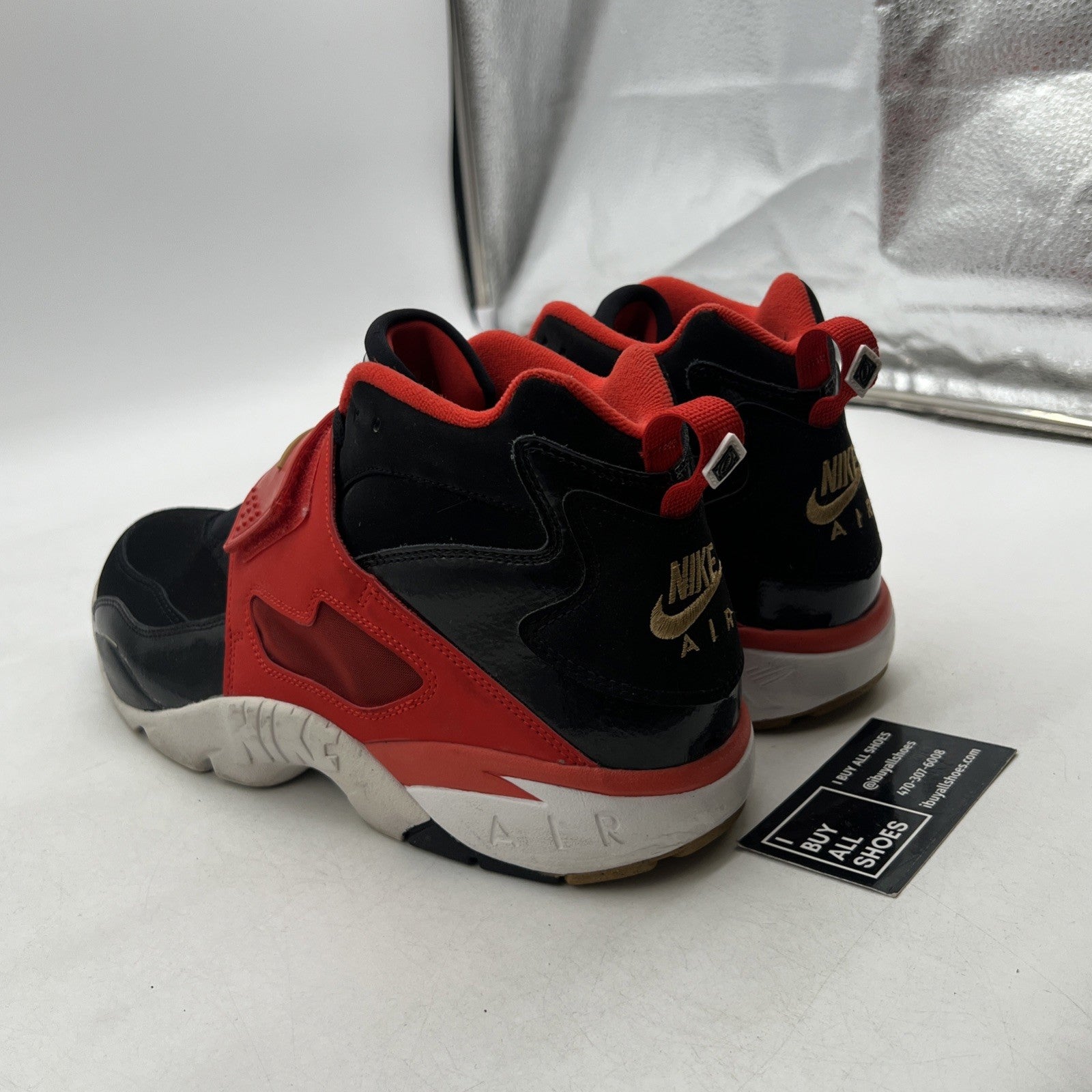 Size 11 - Nike Air Diamond Turf Black Gamma Orange (309434-009)