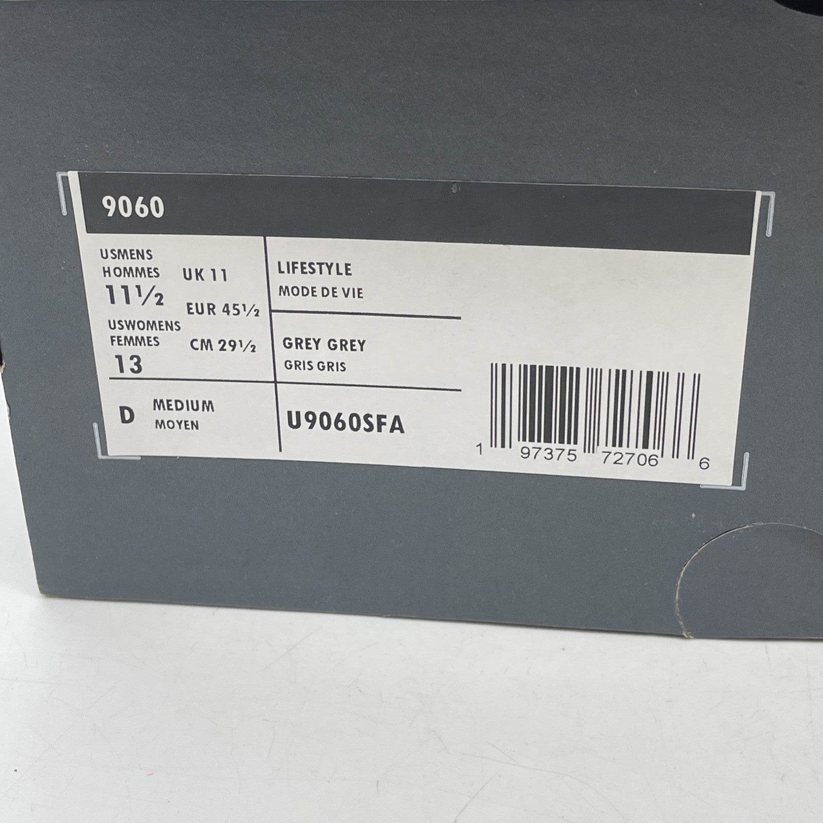 Size 11.5 - New Balance 9060 Shadow (U9060SFA)