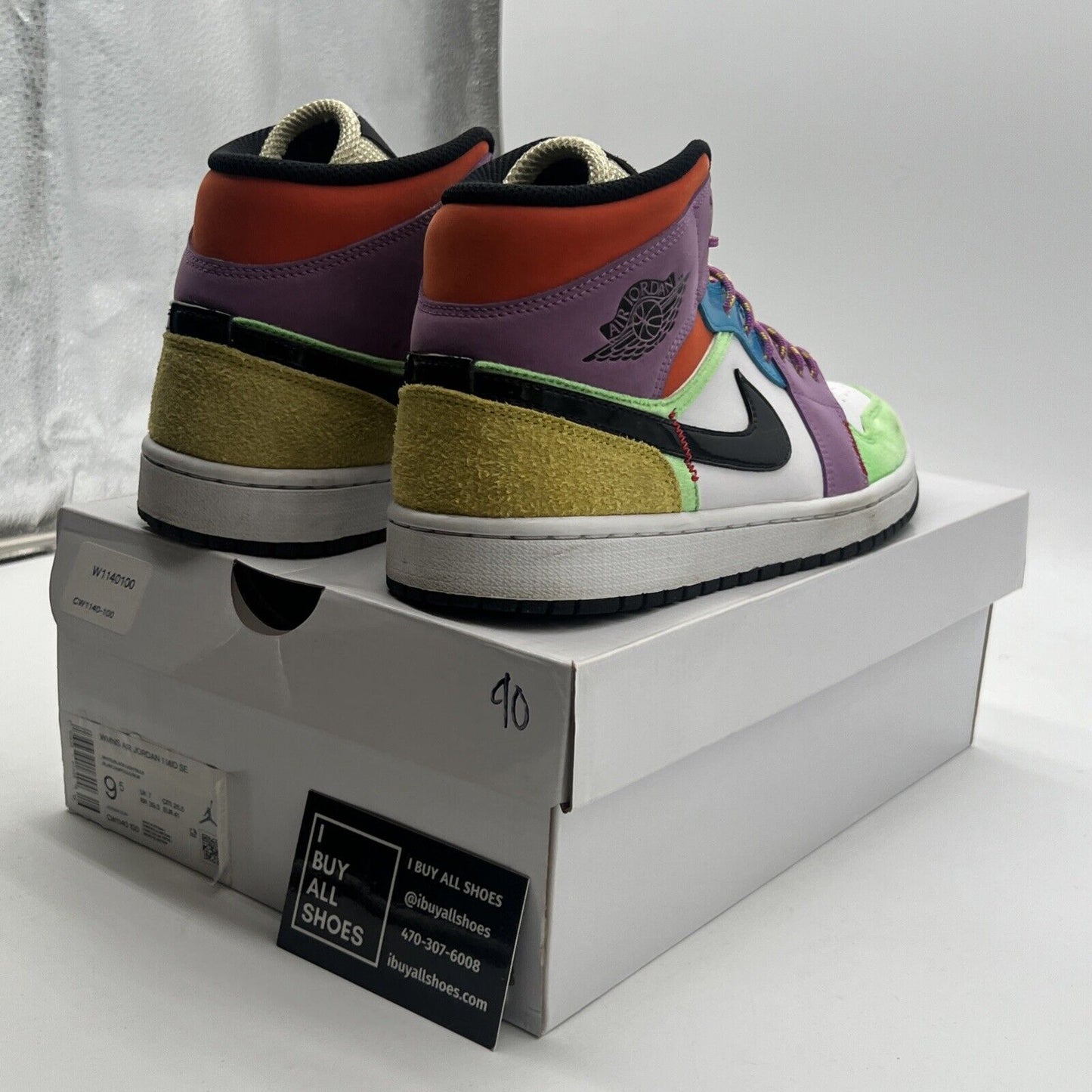 Size 9.5 - Air Jordan 1 SE Mid Lightbulb W (CW1140-100)