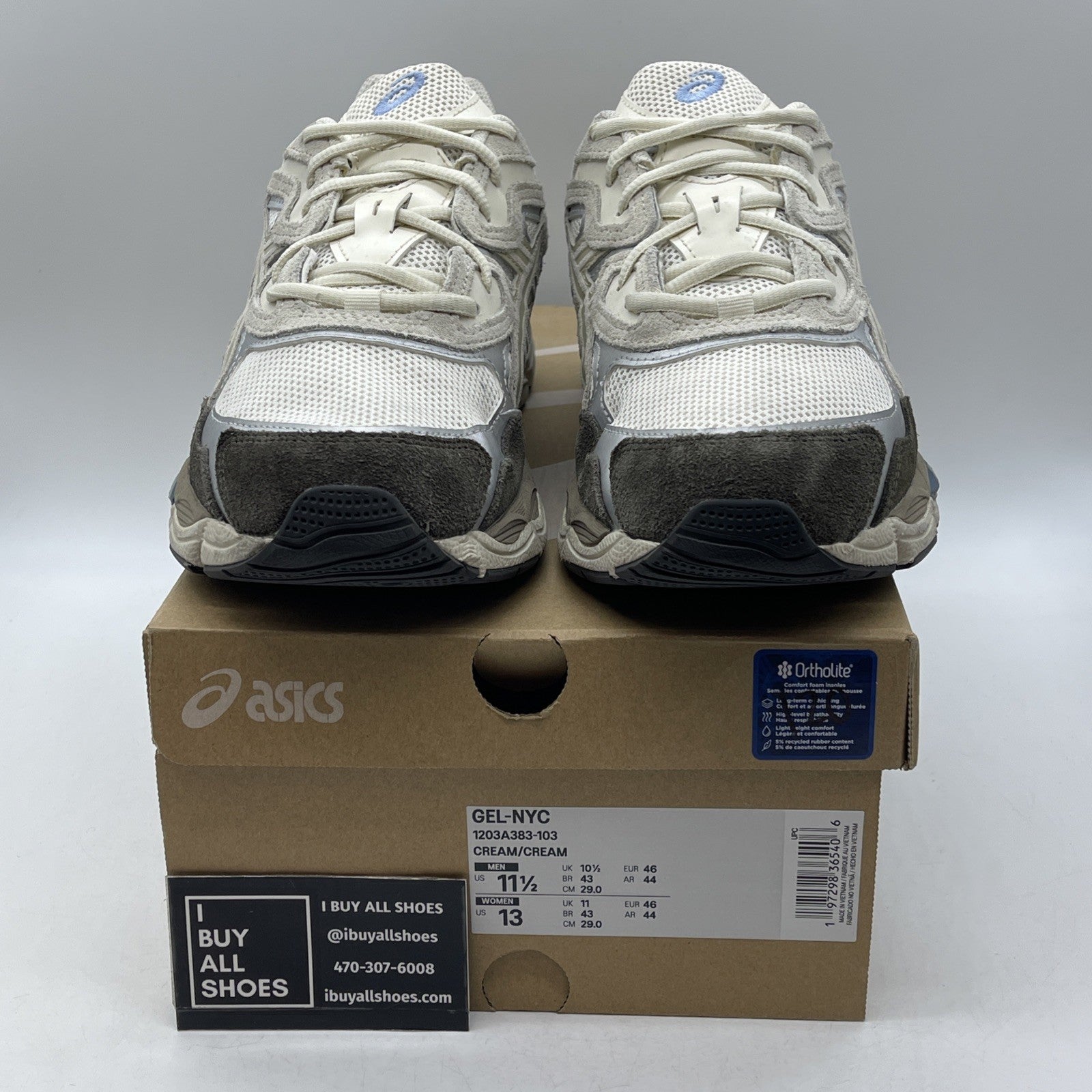 Size 11.5 - Asics Gel NYC Cream Mocha (1203A383-103)