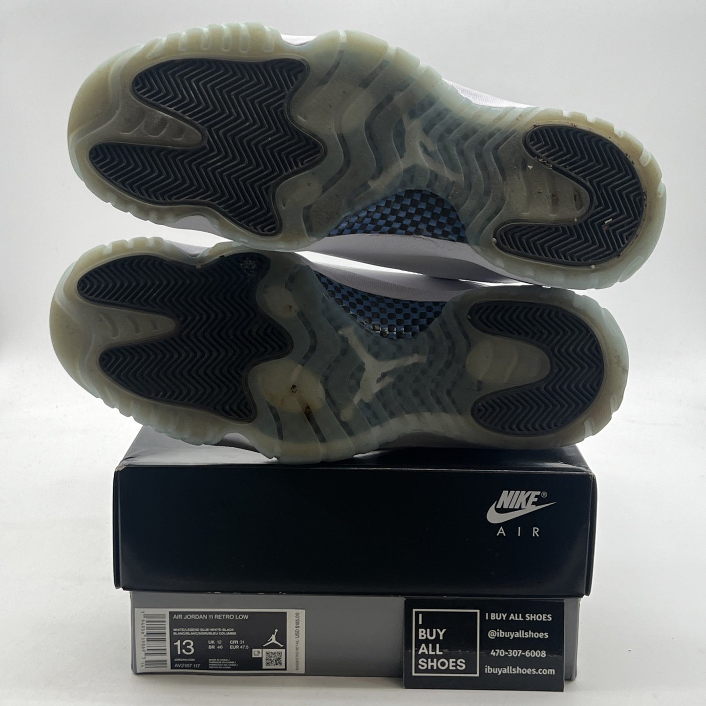 Size 13 - Air Jordan 11 Retro Low Legend Blue (AV2187-117)