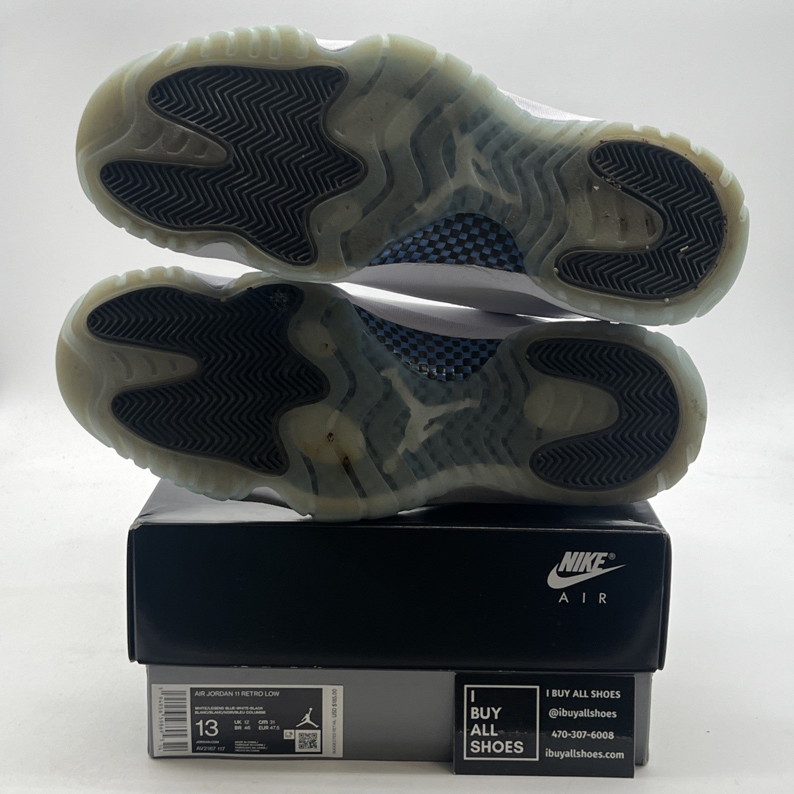 Size 13 - Air Jordan 11 Retro Low Legend Blue (AV2187-117)