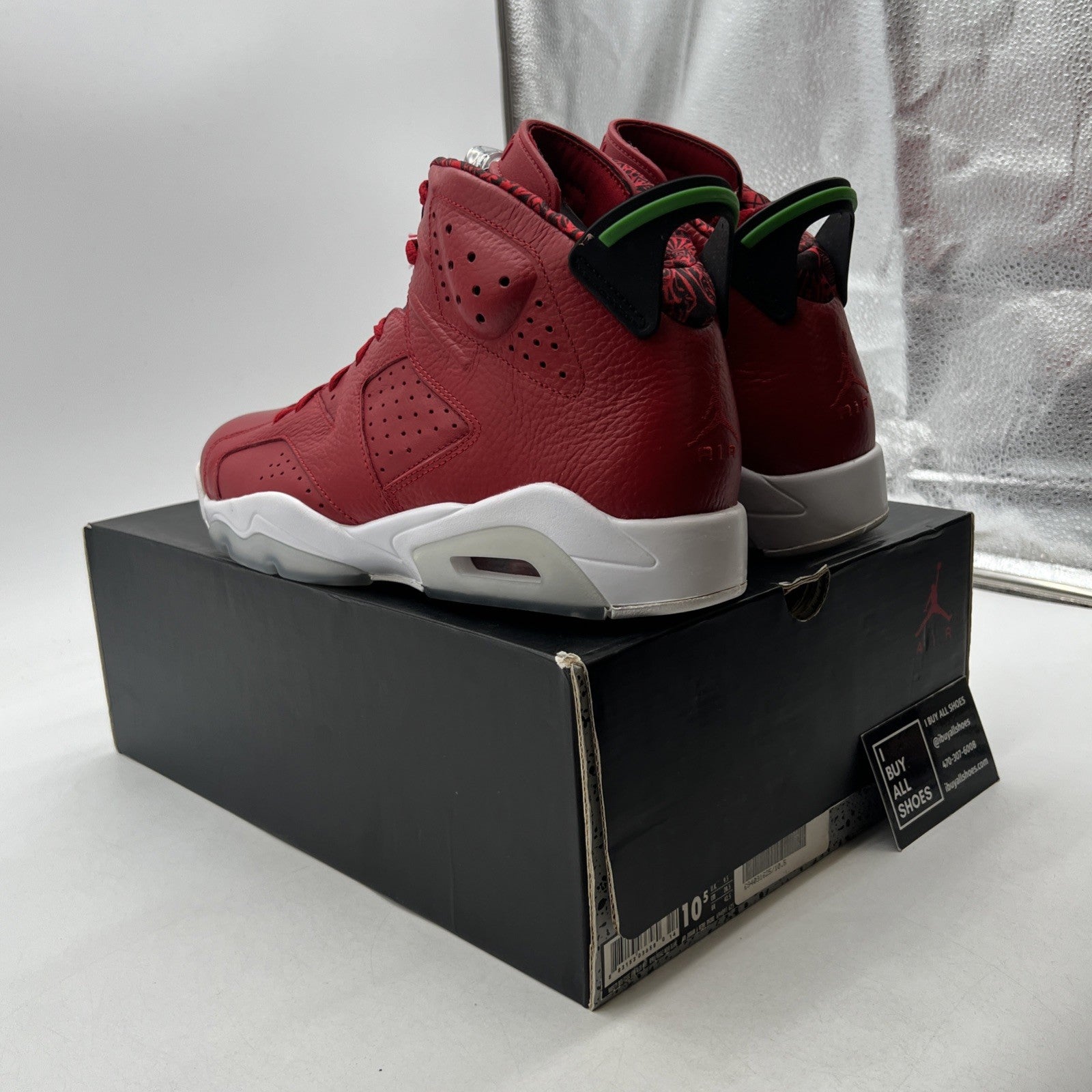 Size 10.5 - Air Jordan 6 Spizike History of Jordan (694091-625)