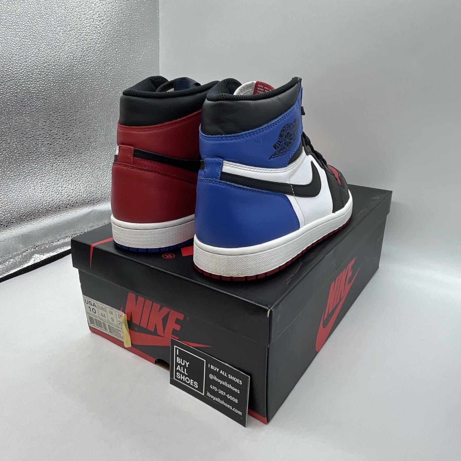 Size 10 - Air Jordan 1 Retro High OG Top 3 2016 (555088-026)