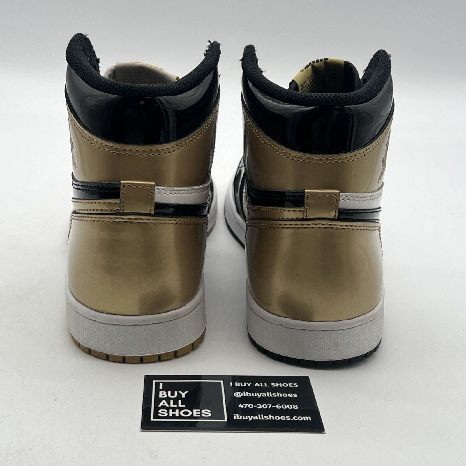 Size 10 - Air Jordan 1 Retro OG NRG High Gold Top 3 (861428-001)