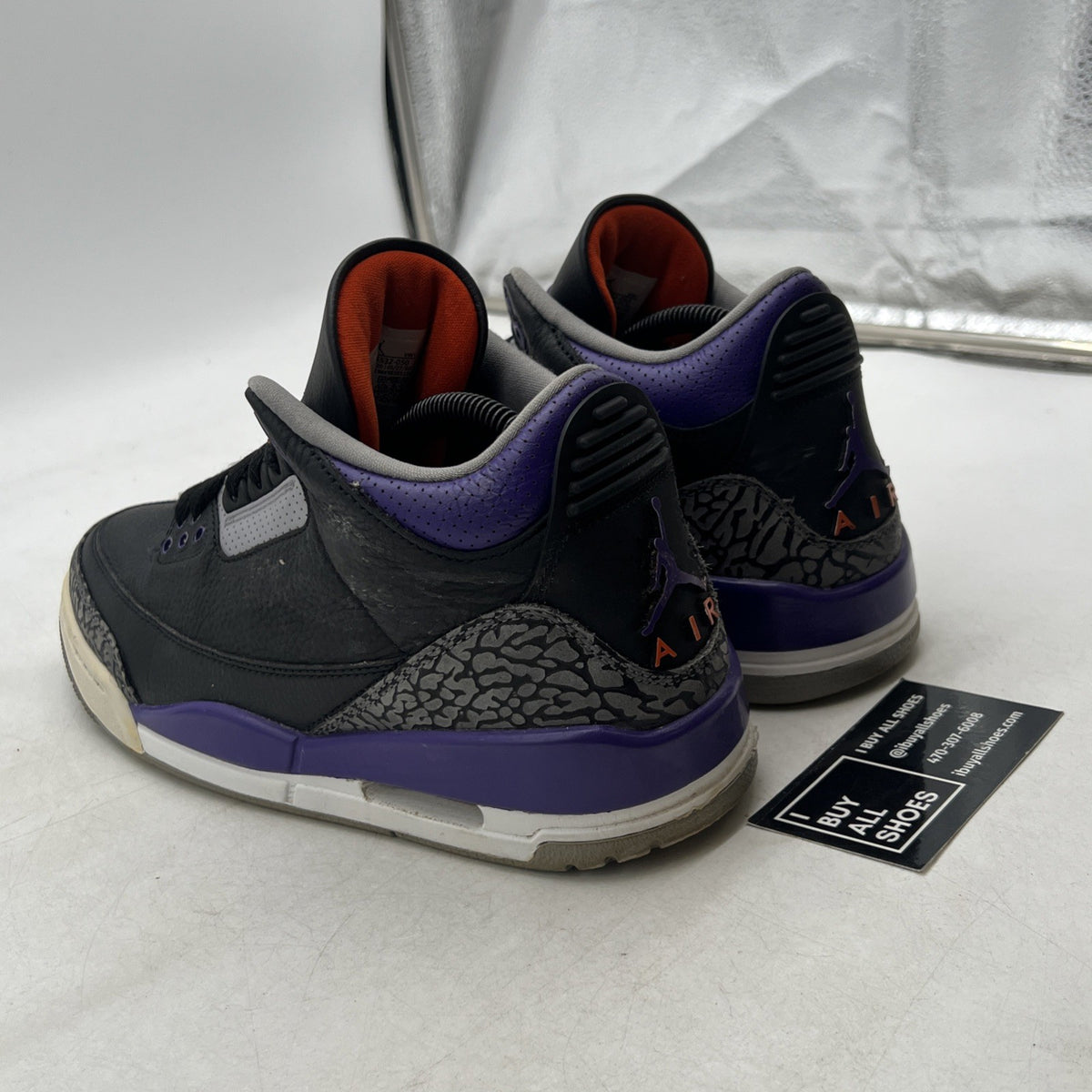 Size 8.5 - Air Jordan 3 Retro Court Purple (CT8532-050)
