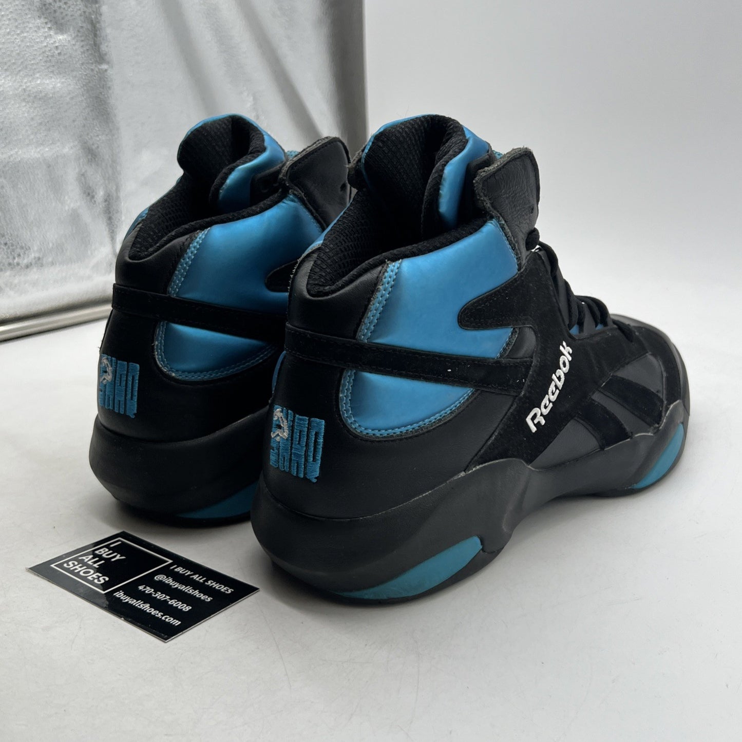 Size 13 - Reebok Shaq Attaq 2013 Black Azure (V55083)
