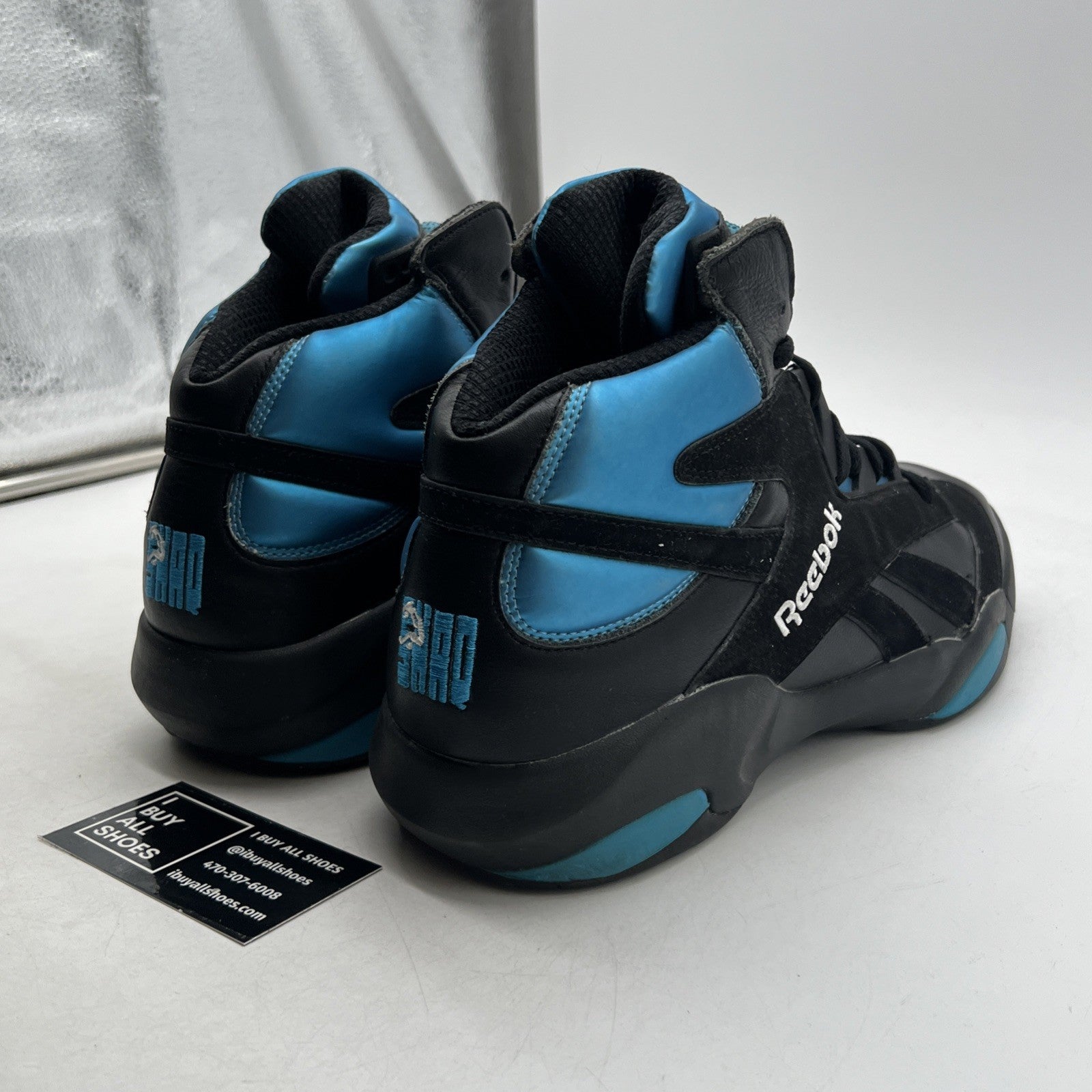 Size 13 - Reebok Shaq Attaq 2013 Black Azure (V55083)