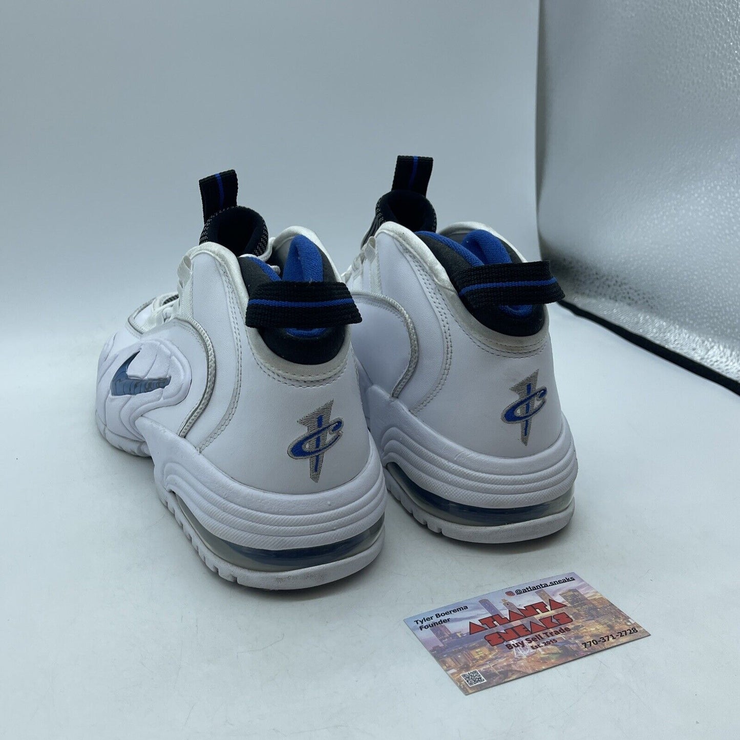 Size 11 - Nike Air Max Penny 1 Home Blue Black White Suede Leather (DV0684-100)