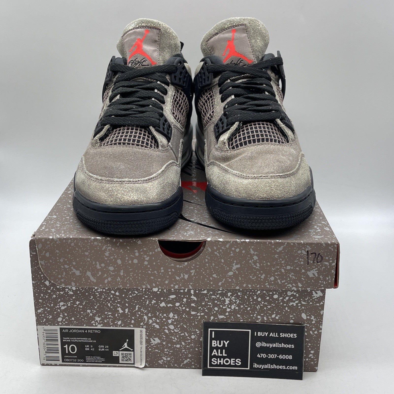 Size 10 - Air Jordan 4 Retro Mid Taupe Haze (DB0732-200)