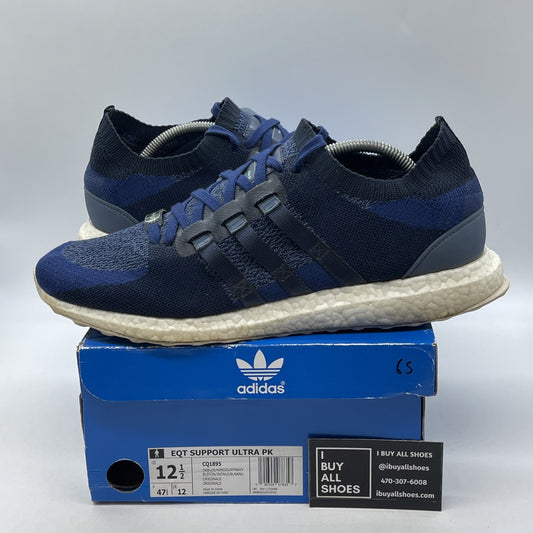 Size 12.5 - adidas Sneakersnstuff x EQT Support Ultra Primeknit Dark Blue CQ1895