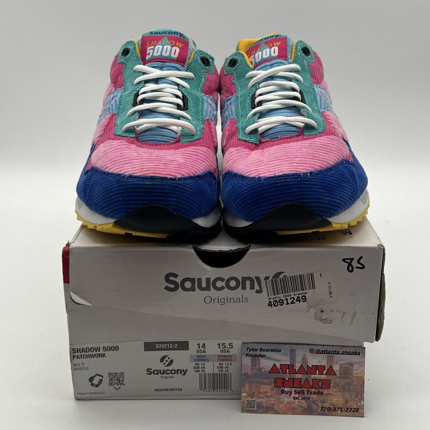 Size 14 - Saucony Shadow 5000 Patchwork Pink Blue Teal Orange (S70712-2)