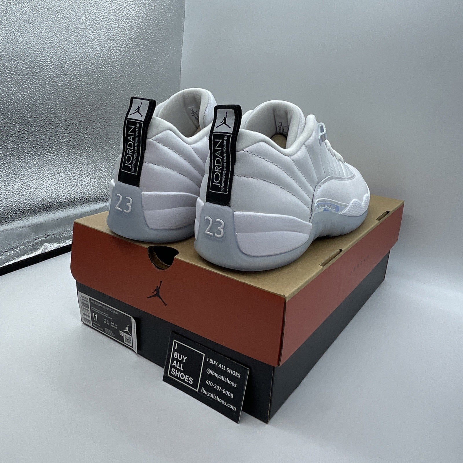 Size 11 - Air Jordan 12 Retro Low Easter White Leather (DB0733-190)
