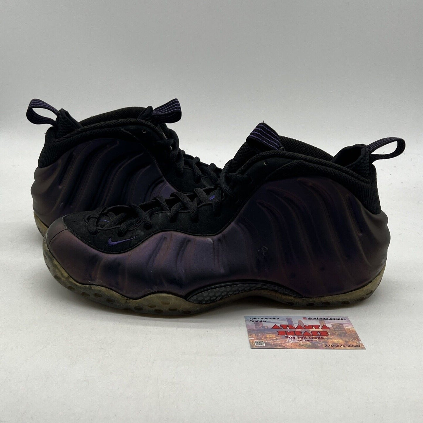 Size 11.5 - Nike Air Foamposite One 2010 Eggplant (334996-051)