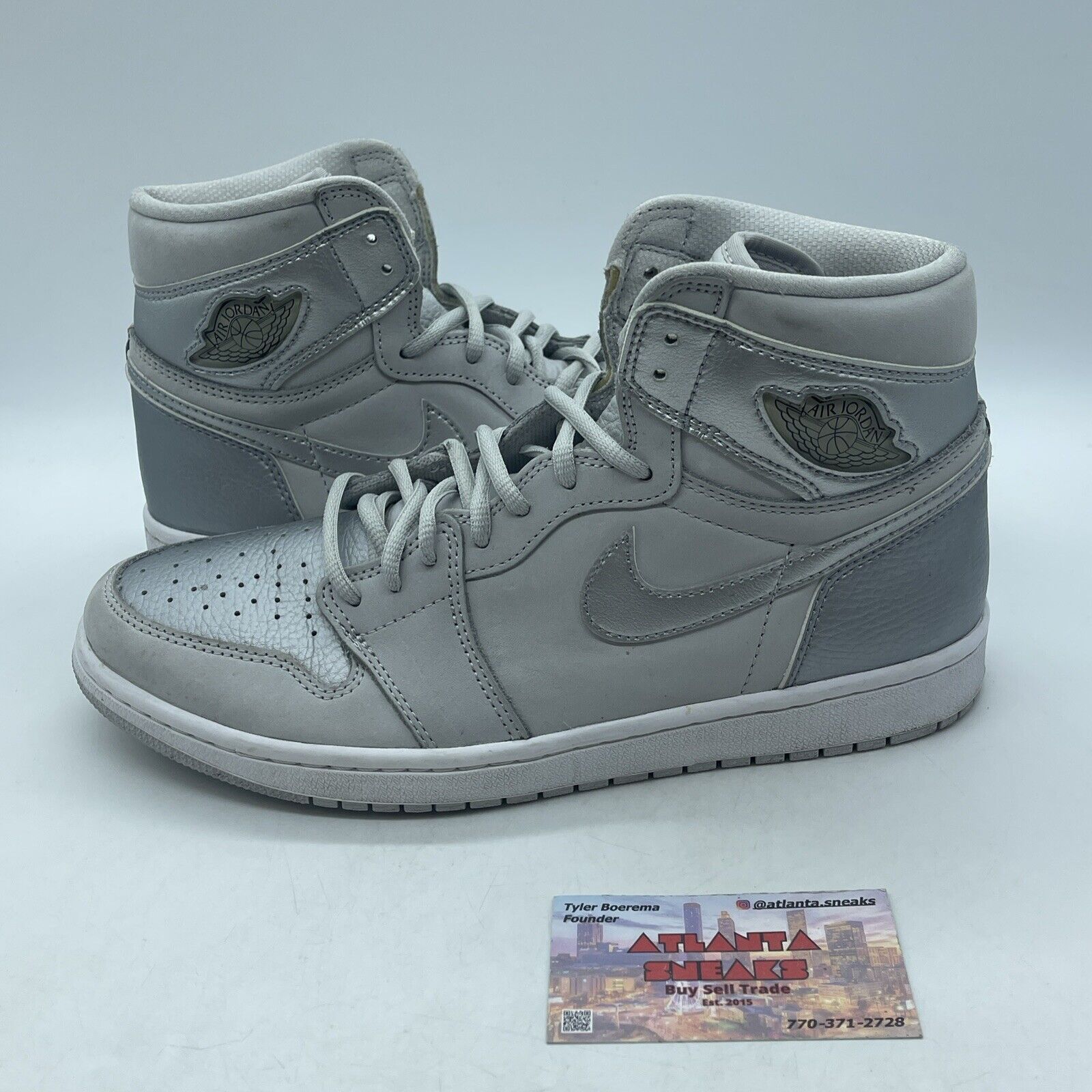 Size 9.5 - Air Jordan 1 Retro OG CO.JP High Tokyo Silver White (DC1788-029)