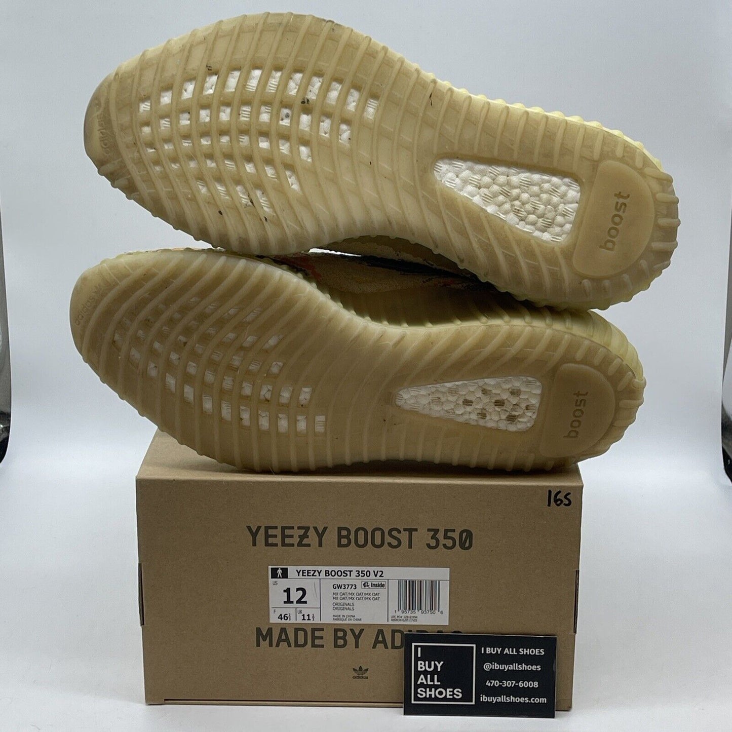 Size 12 - adidas Yeezy Boost 350 V2 Low MX Oat Orange Blue Suede (GW3773)