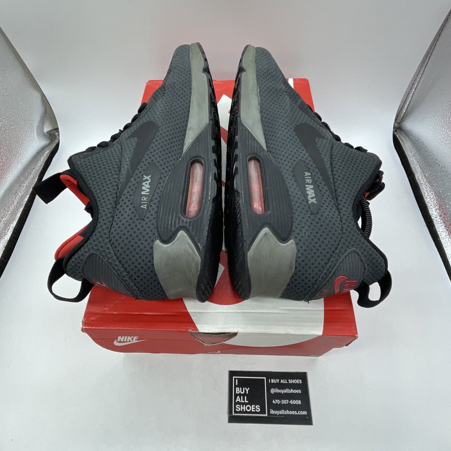 Size 9.5 - Nike Air Max 90 Winter Mid Anthracite (806850-006)