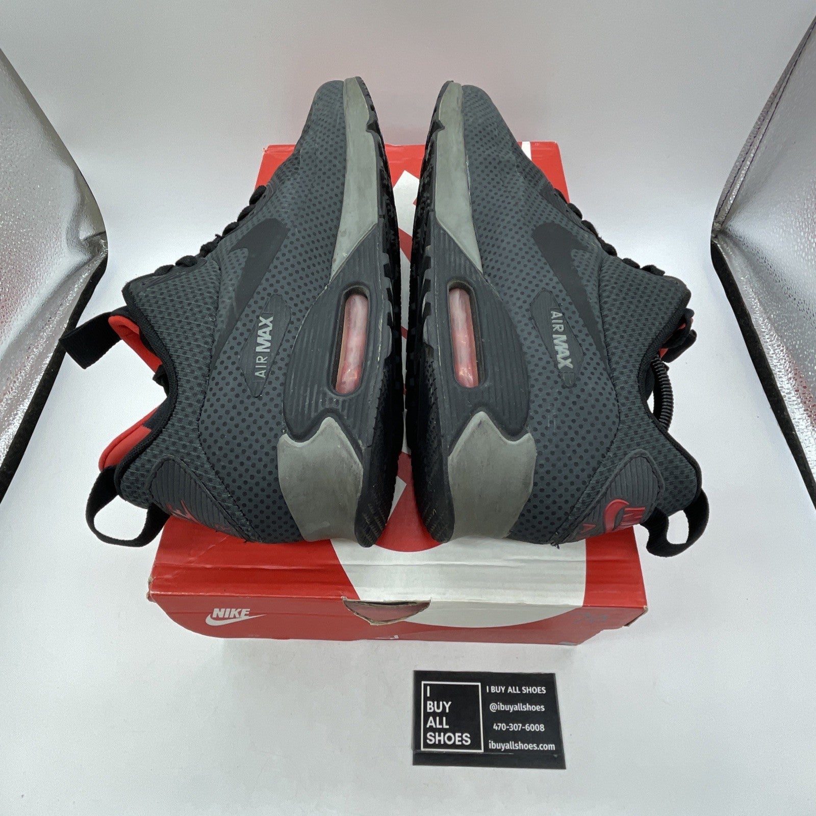 Size 9.5 - Nike Air Max 90 Winter Mid Anthracite (806850-006)