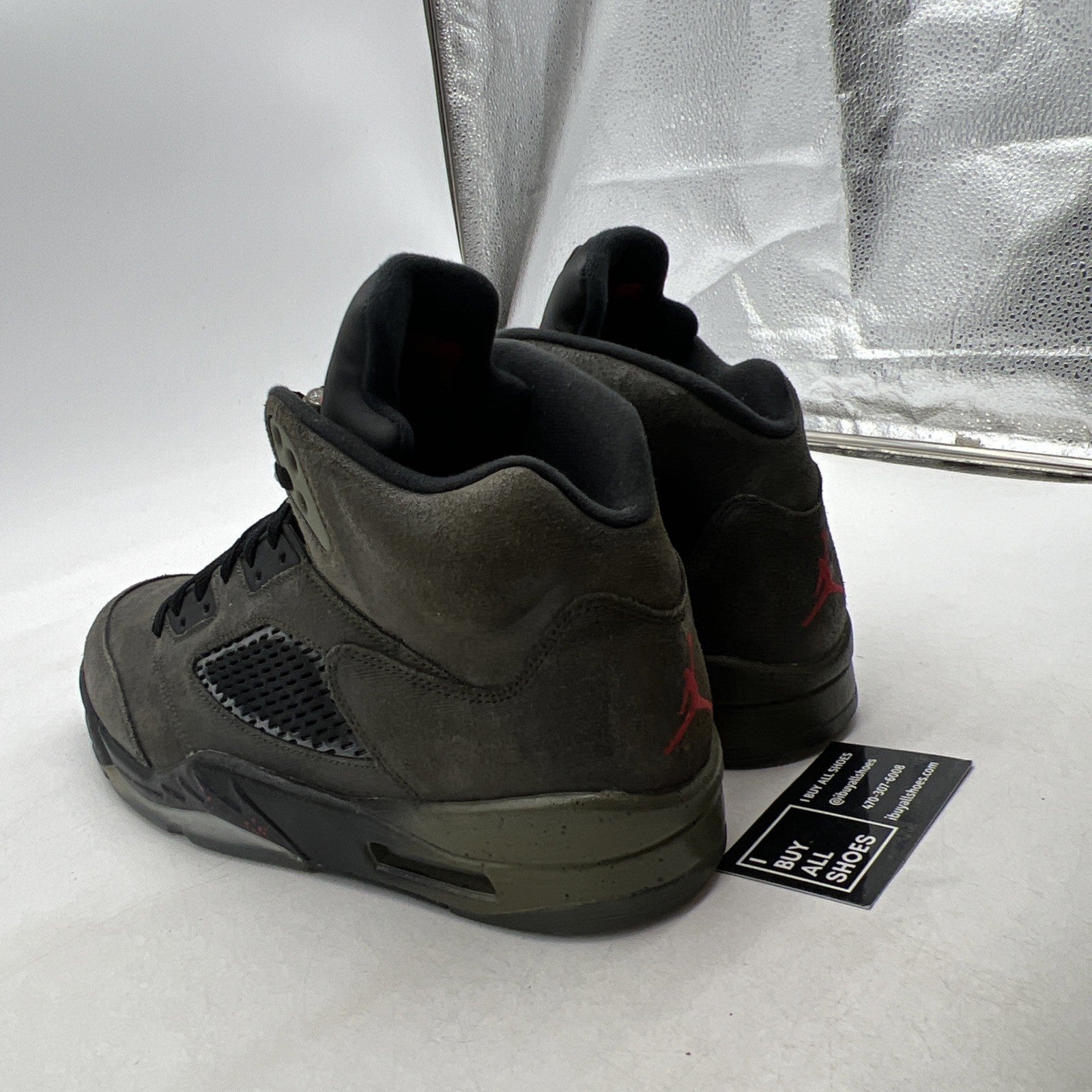 Size 10.5 - Air Jordan 5 Retro Fear (626971-350)