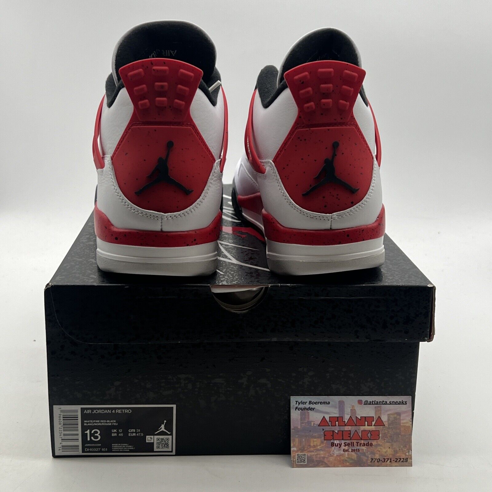 Size 13 - Air Jordan 4 Retro Mid Red Cement (DH6927-161)