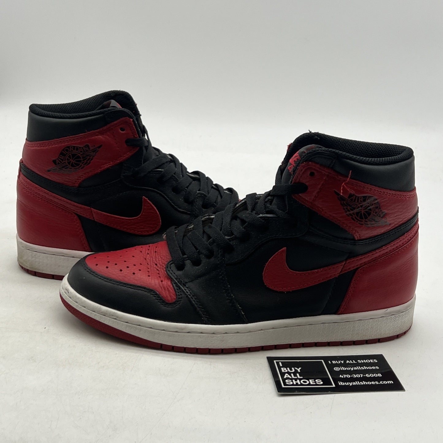 Size 9 - Air Jordan 1 Retro OG High Banned, Bred (555088-001)