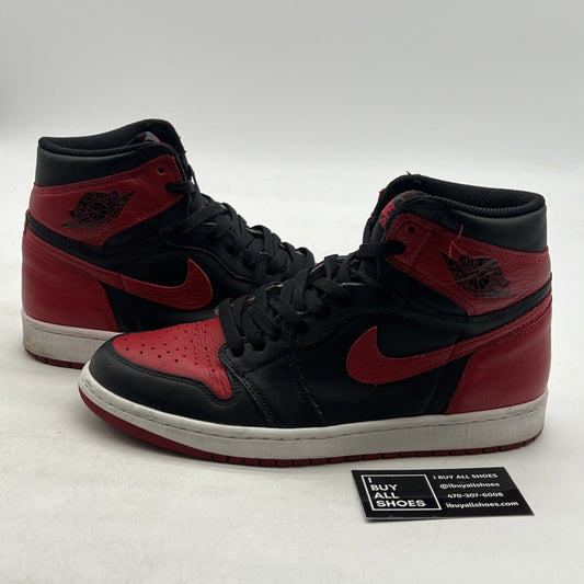 Size 9 - Air Jordan 1 Retro OG High Banned, Bred (555088-001)