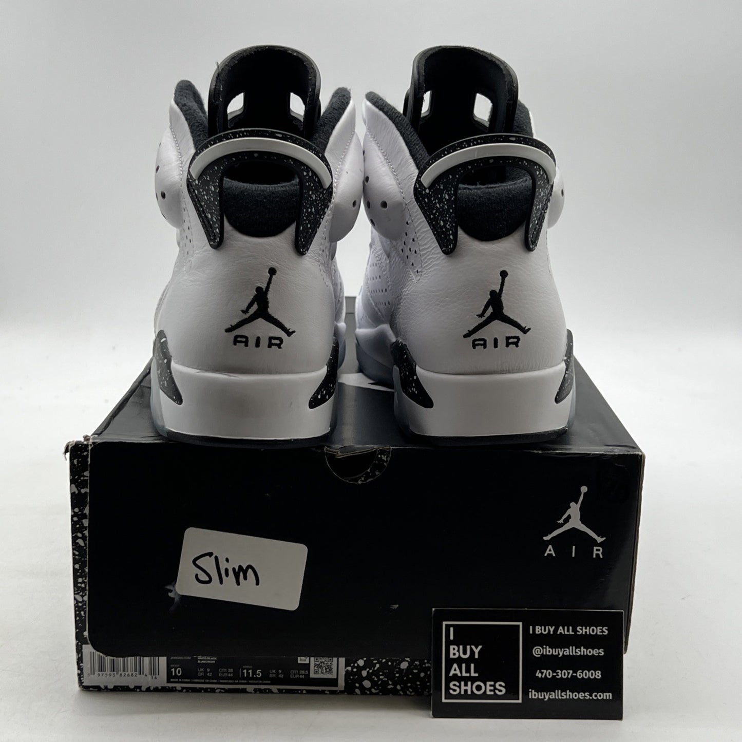 Size 10 - Air Jordan 6 Retro Reverse Oreo (CT8529-112)