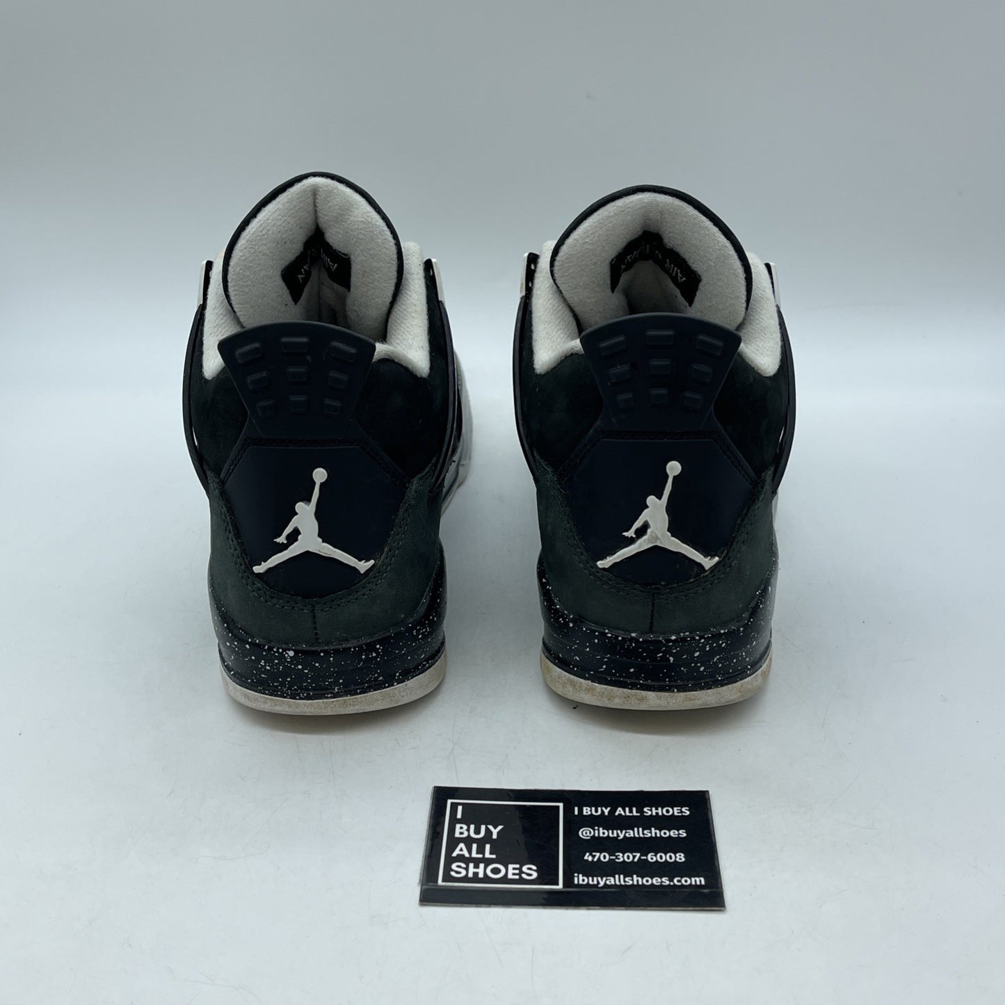 Size 9.5 - Air Jordan 4 Retro 2024 Fear Grey Black Suede (FQ8138-002)