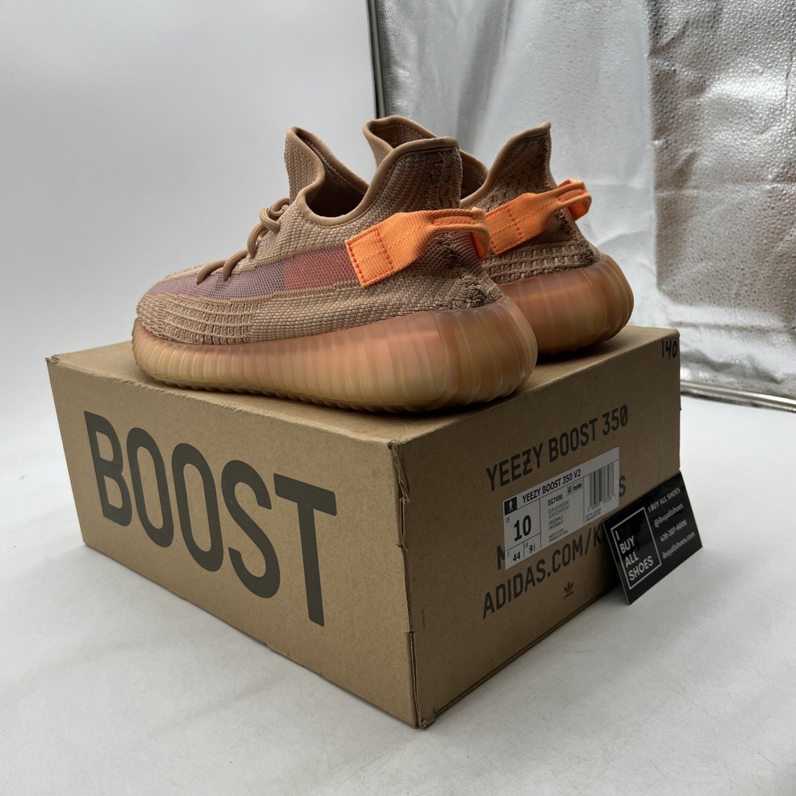 Size 10 - Adidas Yeezy Boost 350 V2 Clay (EG7490)