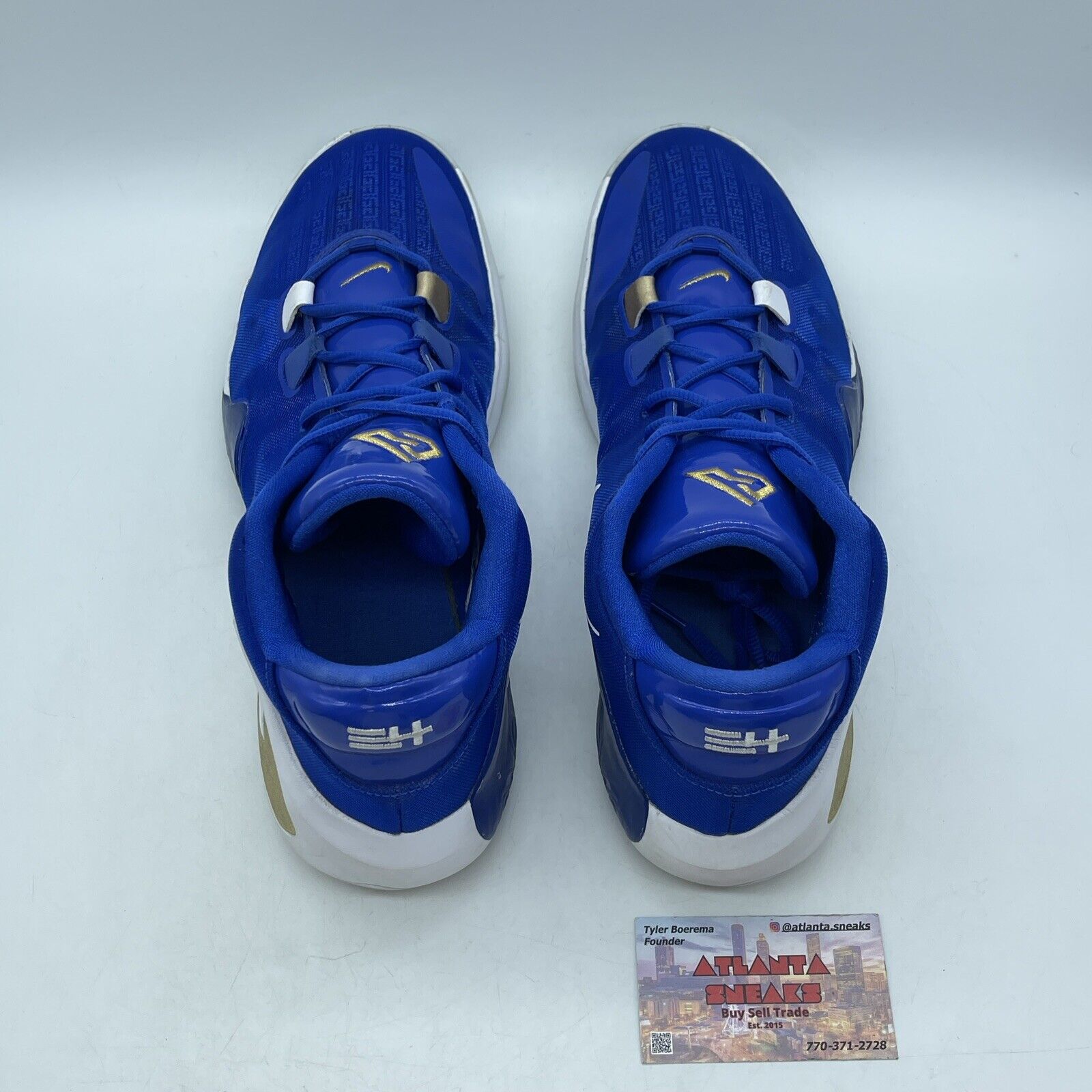 Size 13 - Nike Zoom Freak 1 Greece Blue White Gold (BQ5422-400)