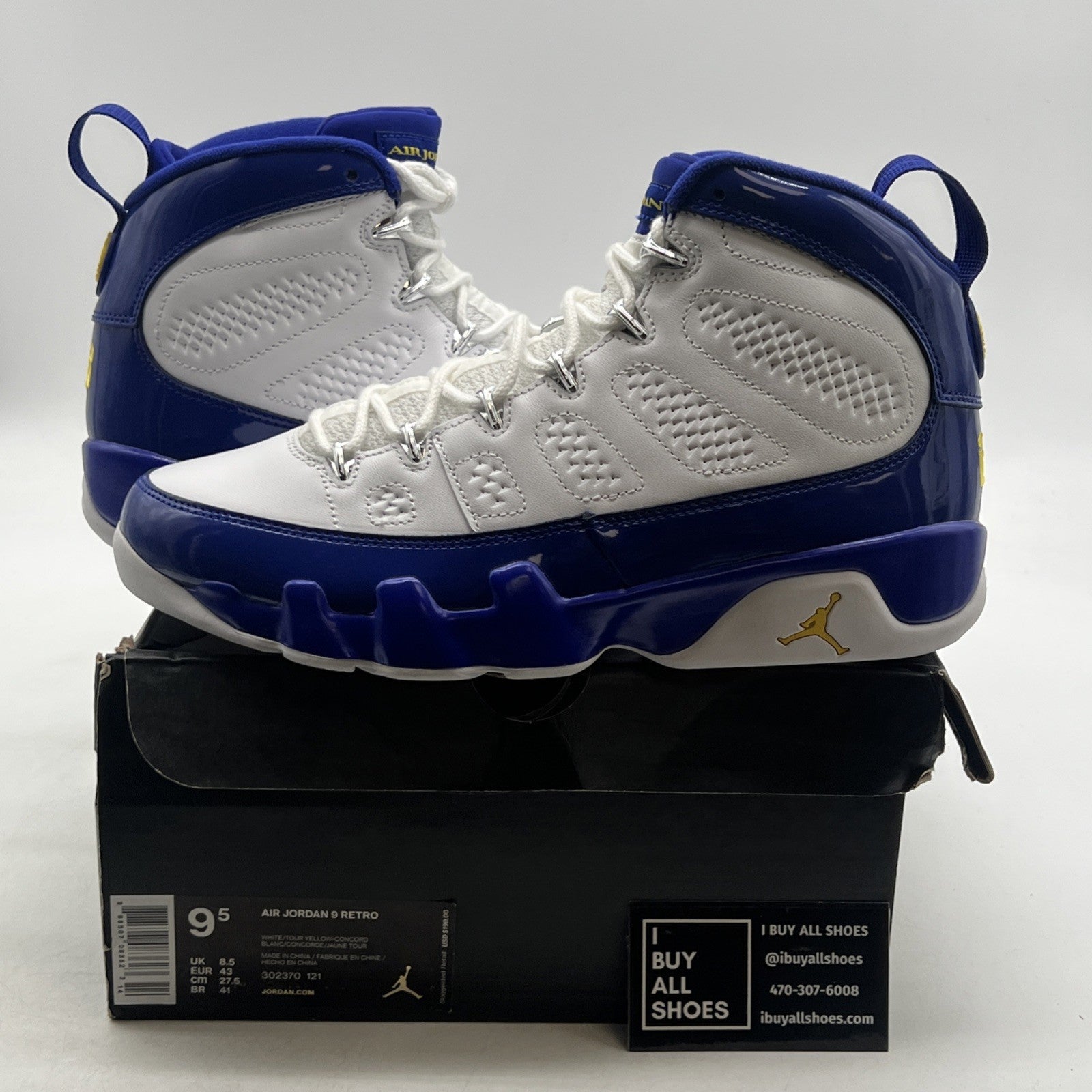 Size 9.5 - Air Jordan 9 Retro Kobe (302370-121)