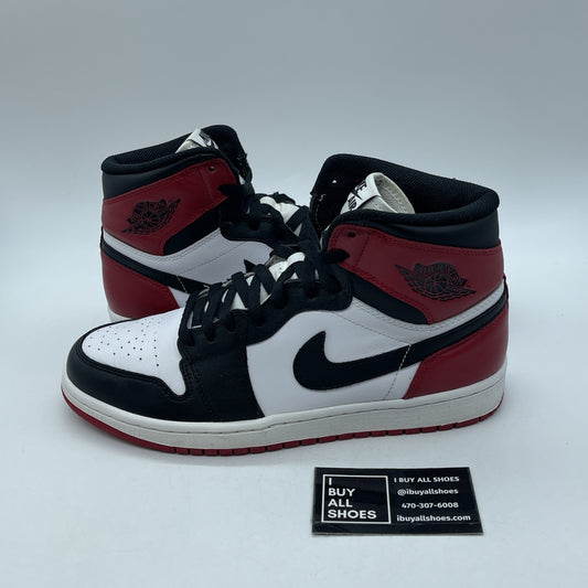 Size 9.5 - Air Jordan 1 Retro OG 2013 High Black Toe Leather (555088-184)