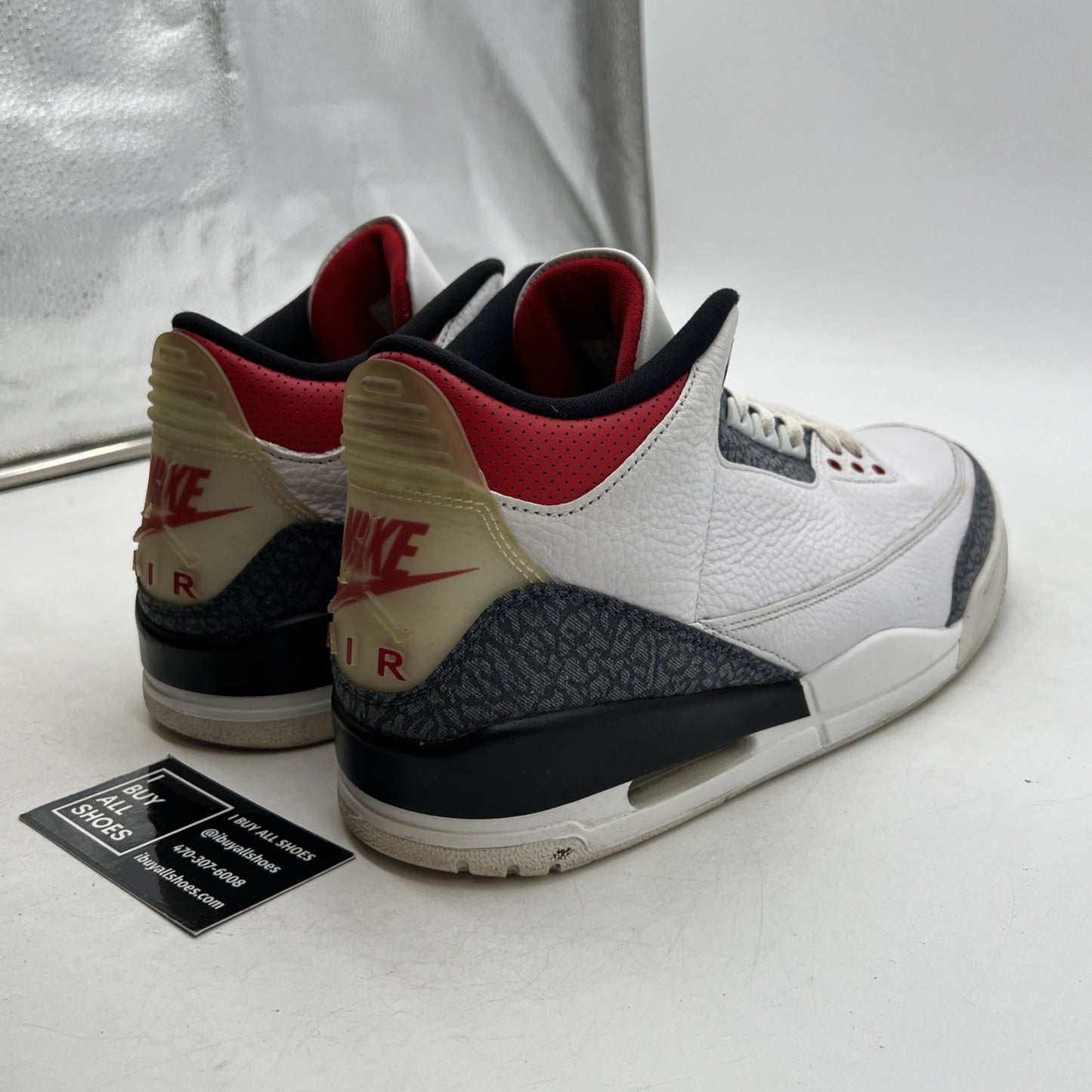 Size 12 - Air Jordan 3 Retro Denim SE Fire Red 2020 (CZ6431-100)