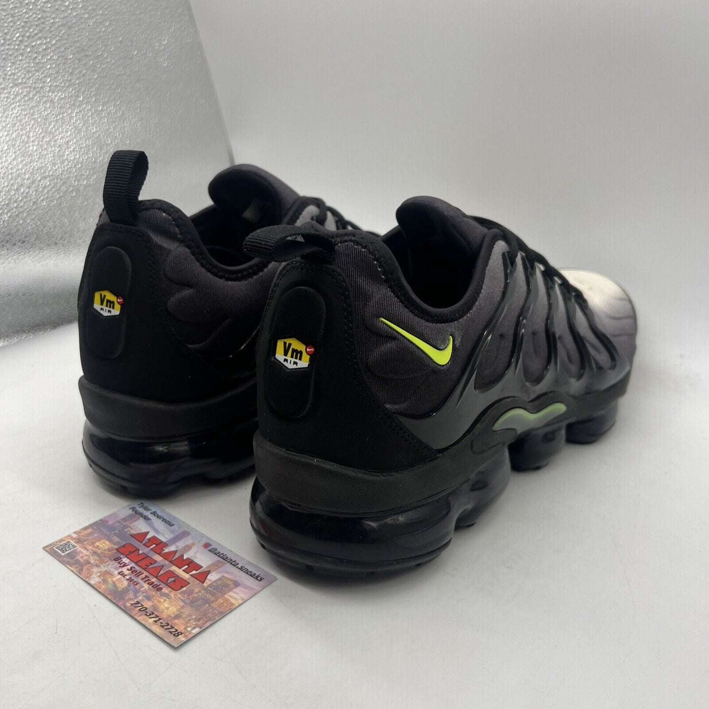 Size 12 - Nike Air VaporMax Plus Neon 95 White Black Green (924453-009)