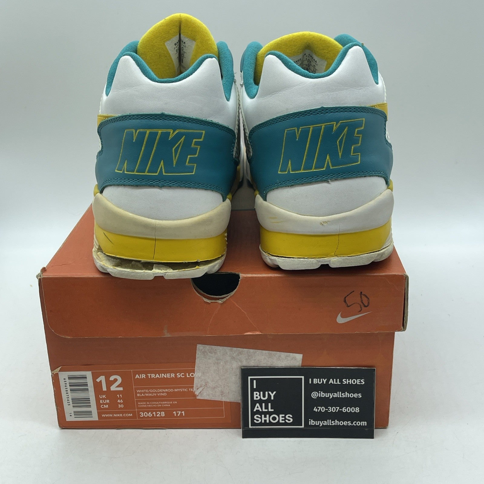 Size 12 - Nike Air Trainer Sc Low Hectic (306128-171)