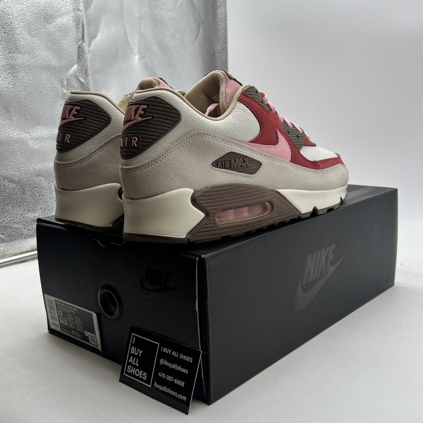 Size 13 - Nike DQM x Air Max 90 2021 Bacon (CU1816-100)
