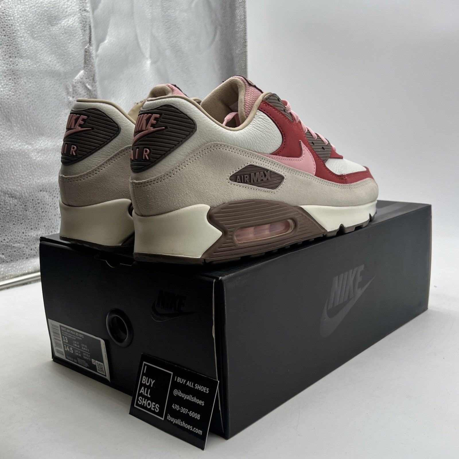 Size 13 - Nike DQM x Air Max 90 2021 Bacon (CU1816-100)