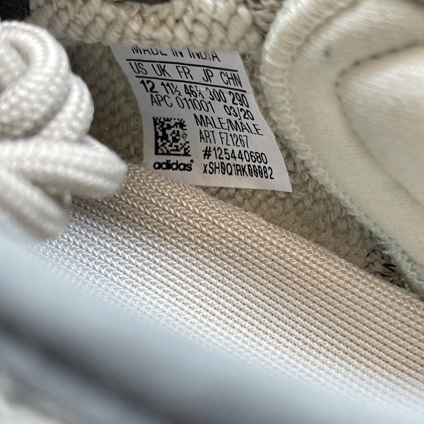 Size 12 - adidas Yeezy Boost 350 V2 Low Zyon White Black Suede (FZ1267)