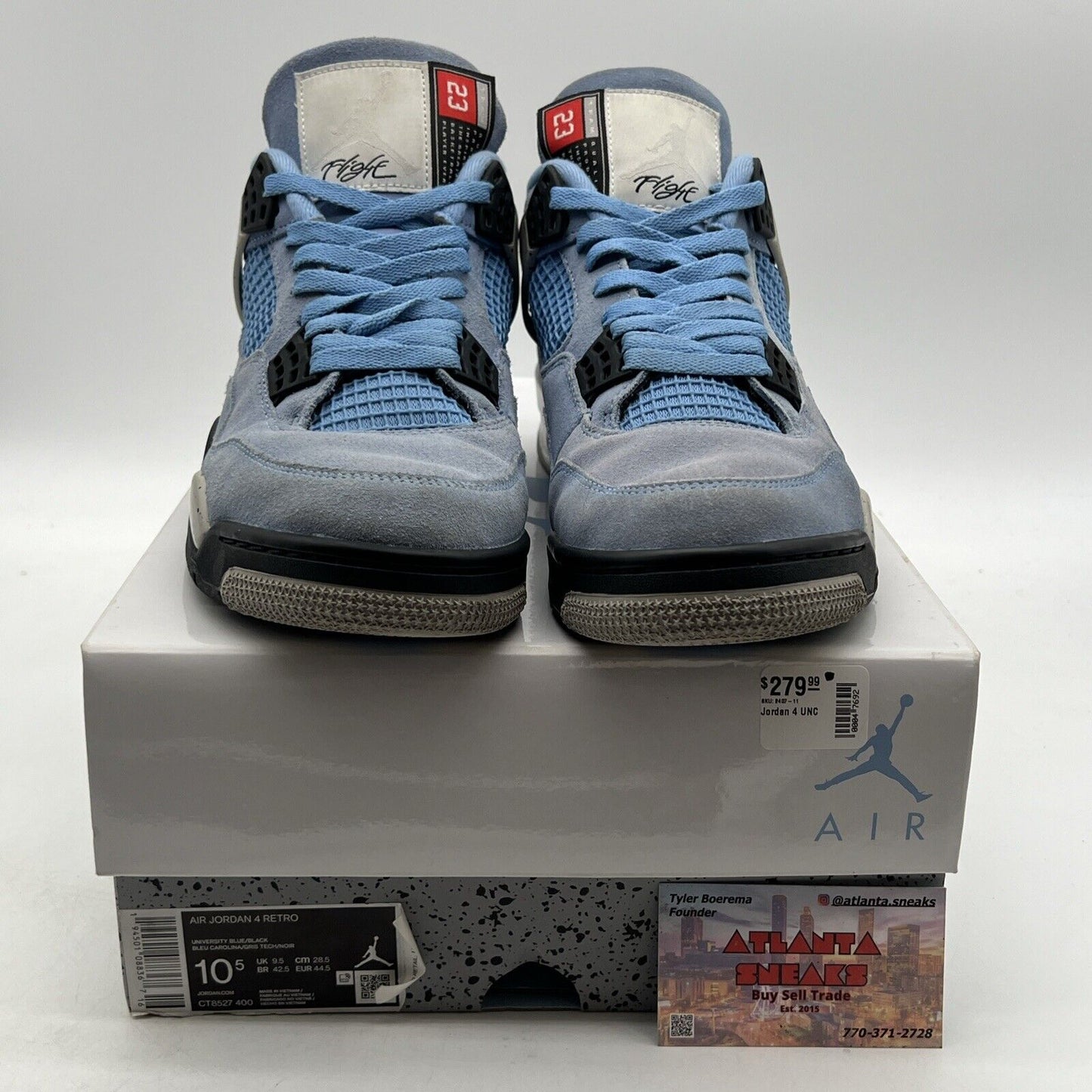 Size 10.5 - Jordan 4 Retro Mid University Blue (CT8527-400)