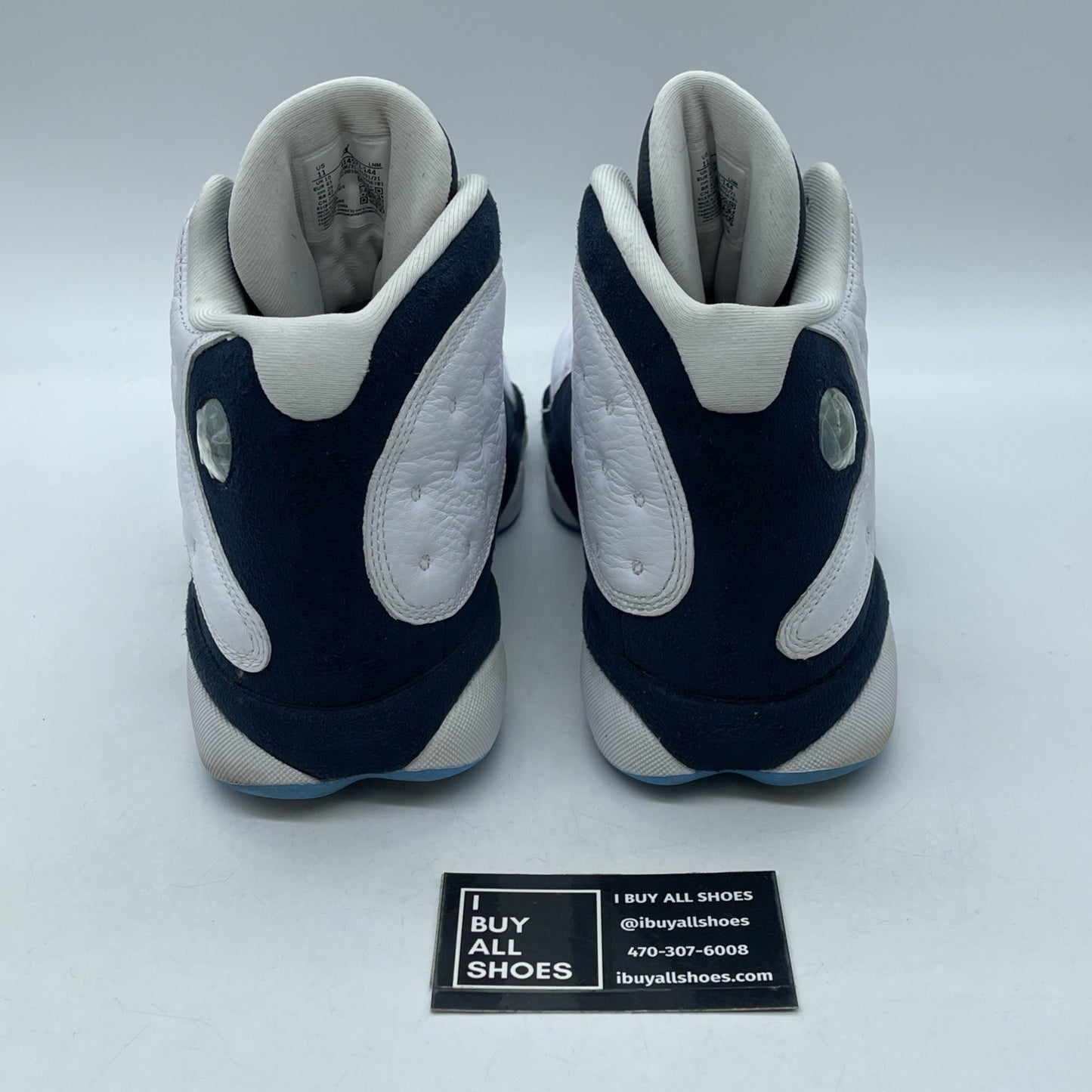Size 11 - Jordan 13 Retro Obsidian Blue White Suede Leather (414571-144)