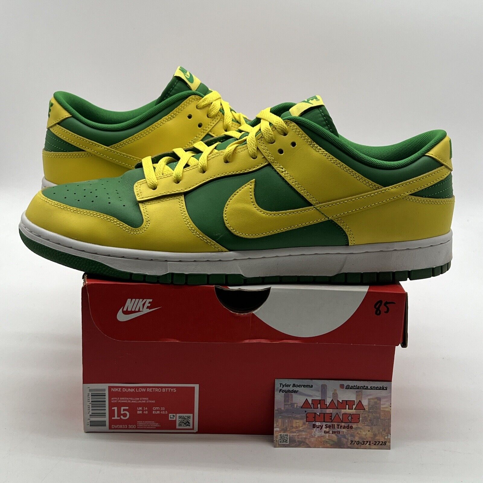 Size 15 - Nike Dunk Low Reverse Brazil (DV0833-300)