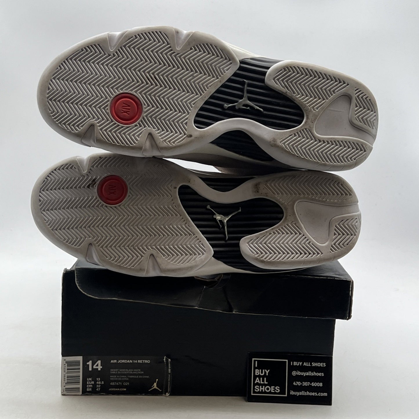 Size 14 - Air Jordan 14 Retro Desert Sand (487471-021)