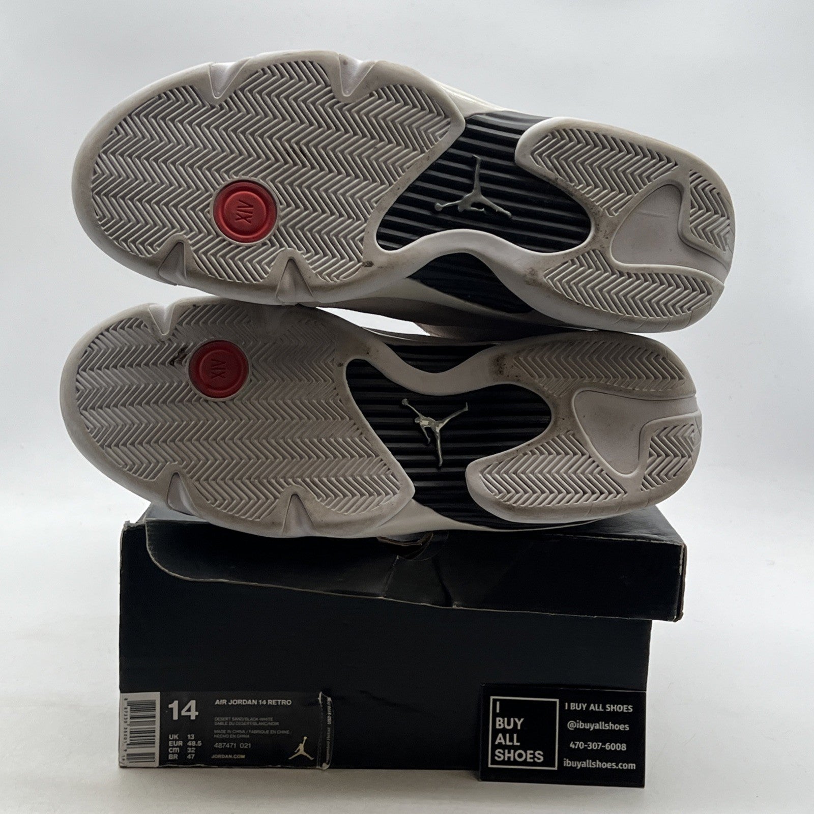 Size 14 - Air Jordan 14 Retro Desert Sand (487471-021)