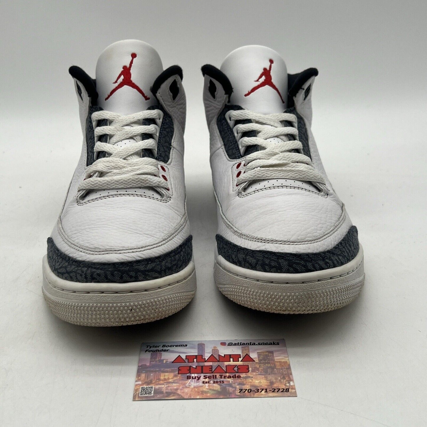 Size 11 - Jordan 3 Retro Denim SE Fire Red 2020 Red White Leather (CZ6431-100)