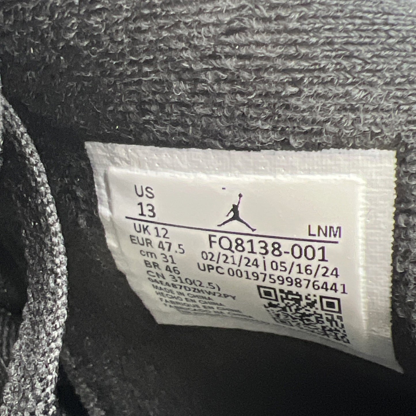 Size 13 - Air Jordan 4 Retro White Thunder (FQ8138-001)