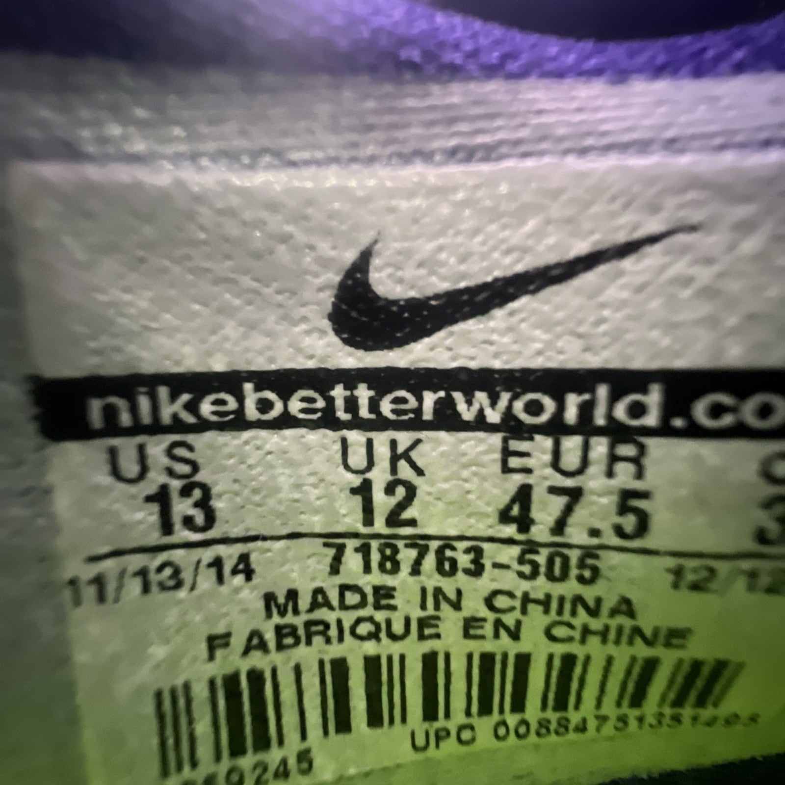 Size 13 - Nike Kobe 10 Elite Team (718763-505)