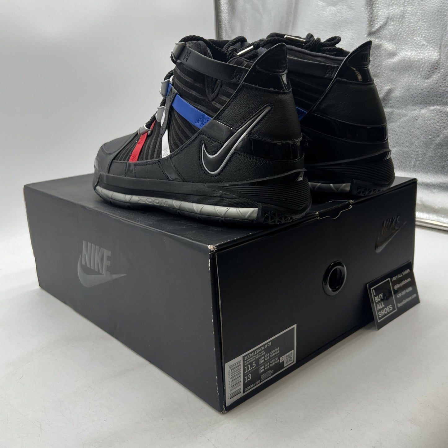 Size 11.5 - Nike Zoom LeBron 3 Retro Barbershop (DO9354-001)